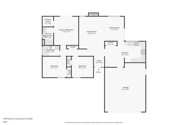 $449,000 | 3708 Pullman Drive, Sacramento, CA 95827