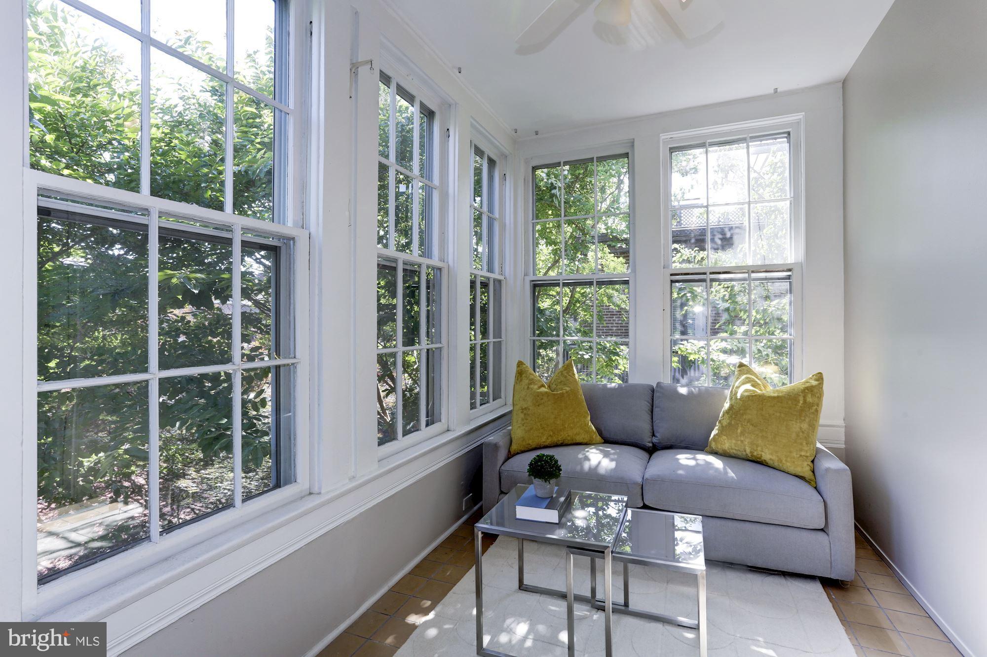 1752 Park Road Northwest, Unit A Washington, DC 20010 - Photo 33 of 55 Bright and beautiful sunroom!