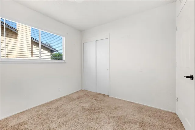 a view of a window in a room