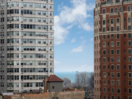 a front view of a building