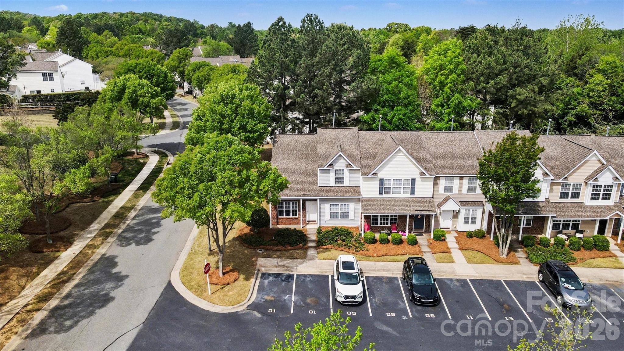3201 Blythe Ridge Court Charlotte, NC 28213 - Photo 28 of 34 aerial view of a house with swimming pool and sitting area