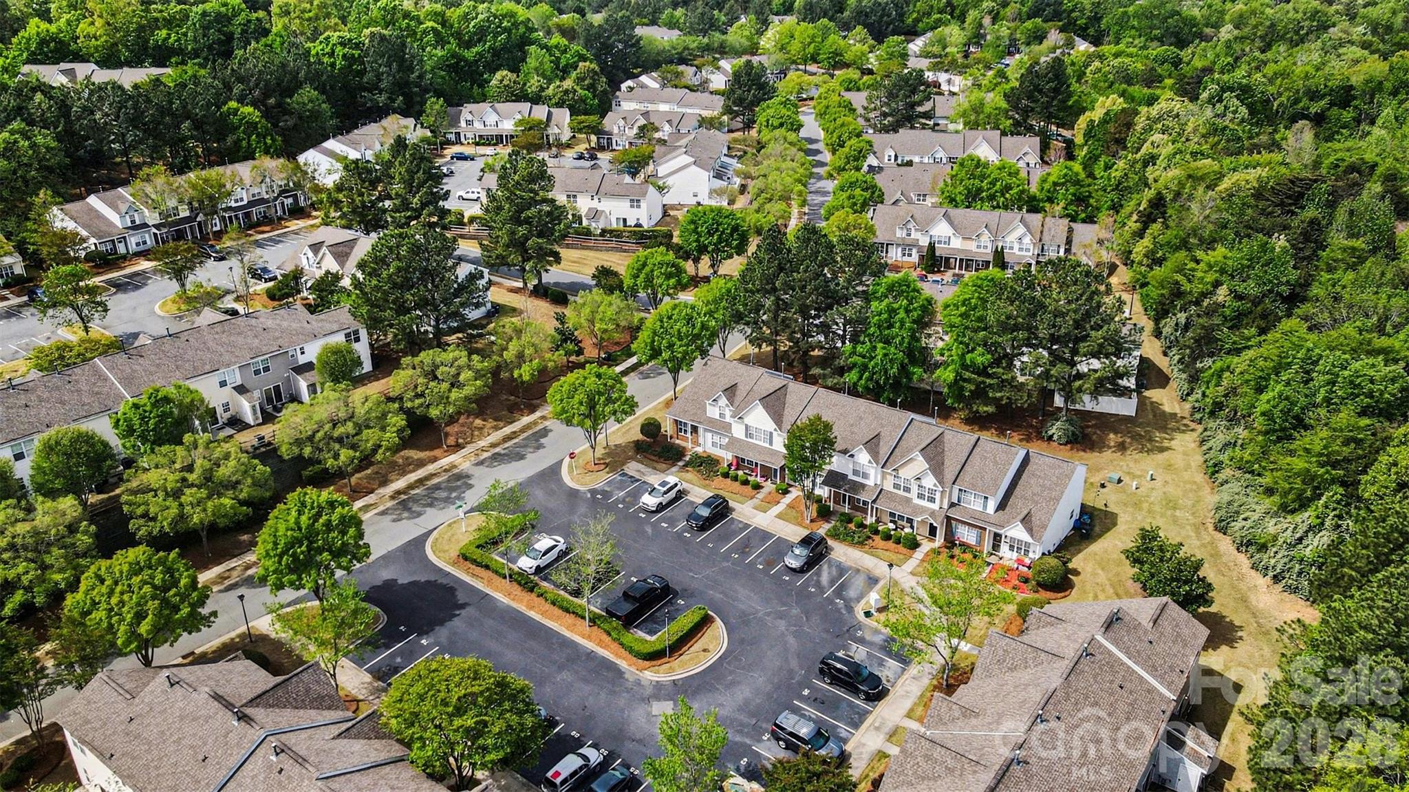 3201 Blythe Ridge Court Charlotte, NC 28213 - Photo 30 of 34 an aerial view of house with yard