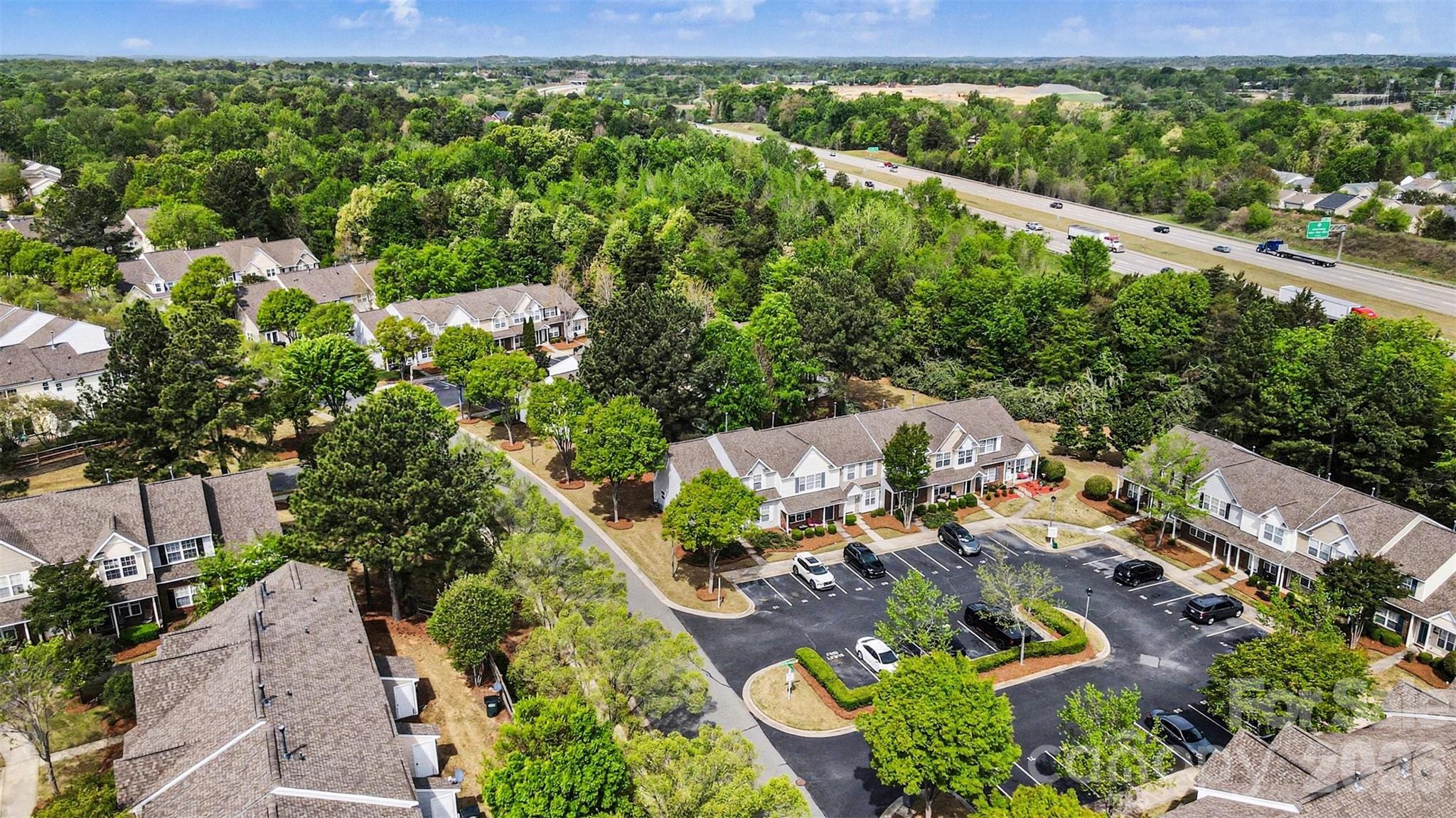 3201 Blythe Ridge Court Charlotte, NC 28213 - Photo 31 of 34 an aerial view of residential houses with outdoor space