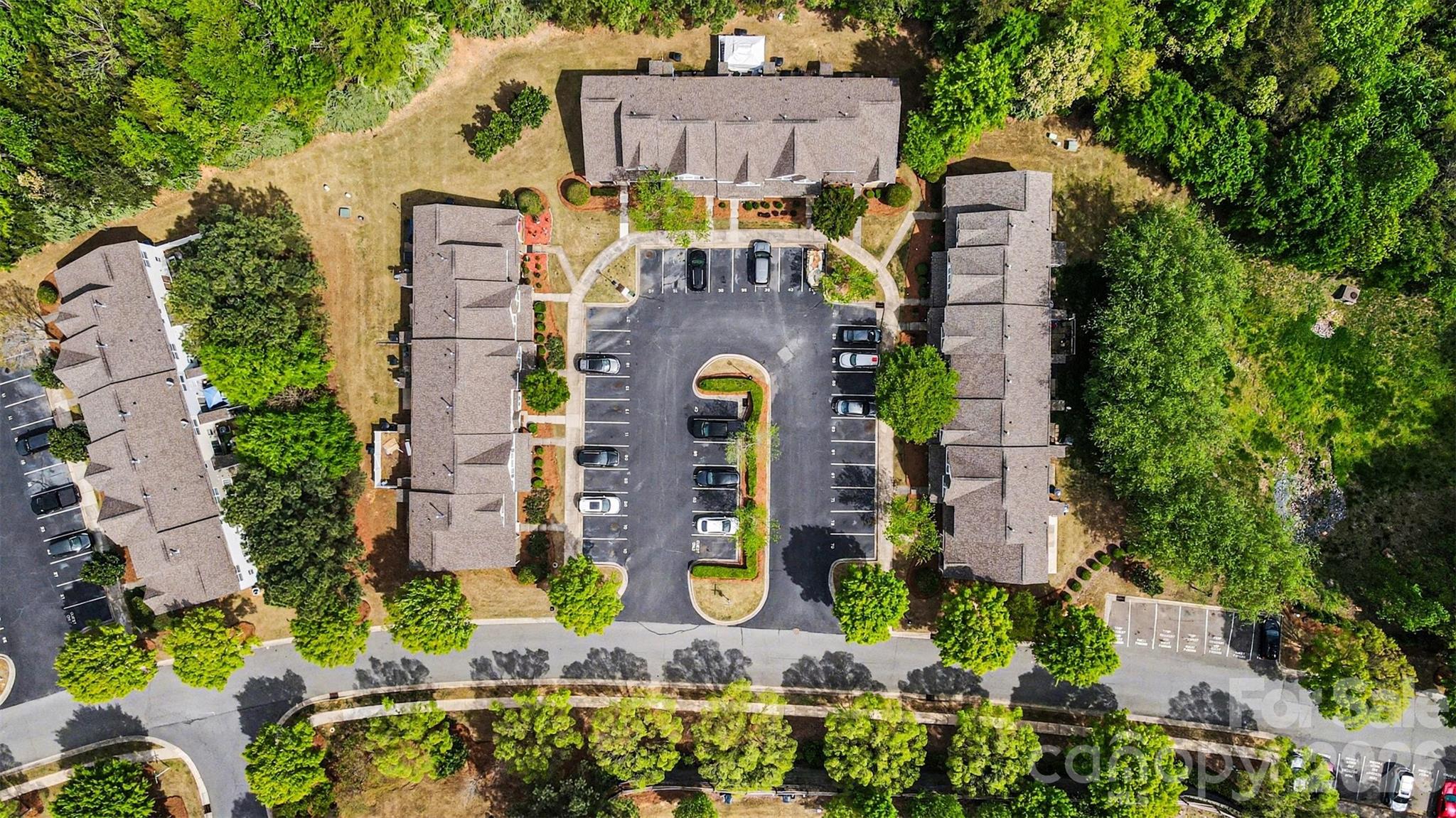 3201 Blythe Ridge Court Charlotte, NC 28213 - Photo 33 of 34 an aerial view of residential house with outdoor space and swimming pool