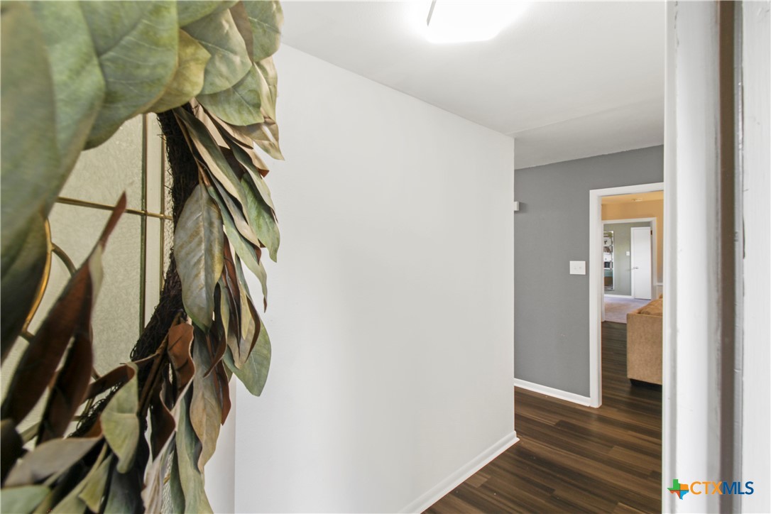 4314 Fox Trail Temple, TX 76504 - Photo 2 of 22 a view of an entryway with wooden floor