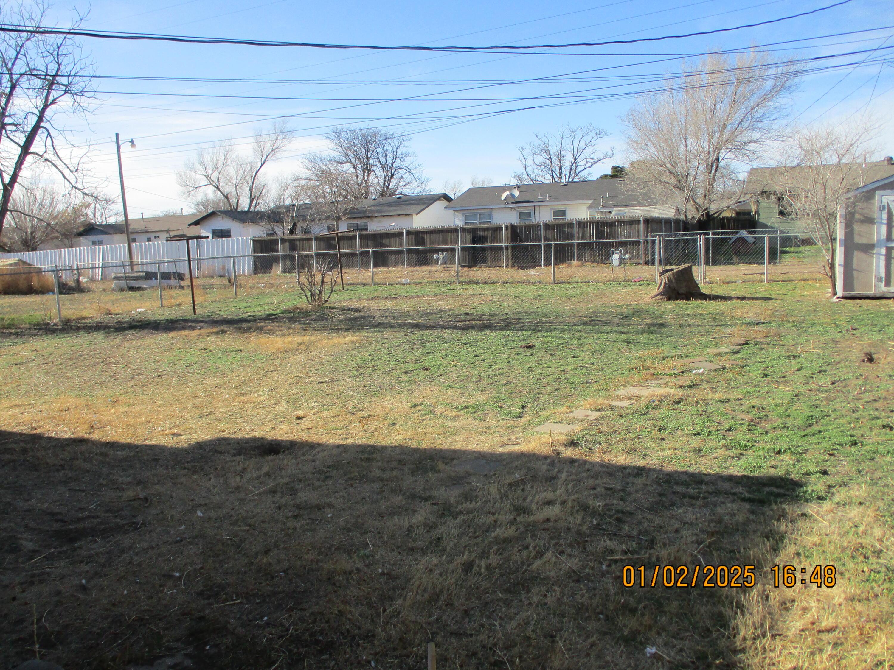 1613 Martin Road Amarillo, TX 79107 - Photo 10 of 10 Backyard