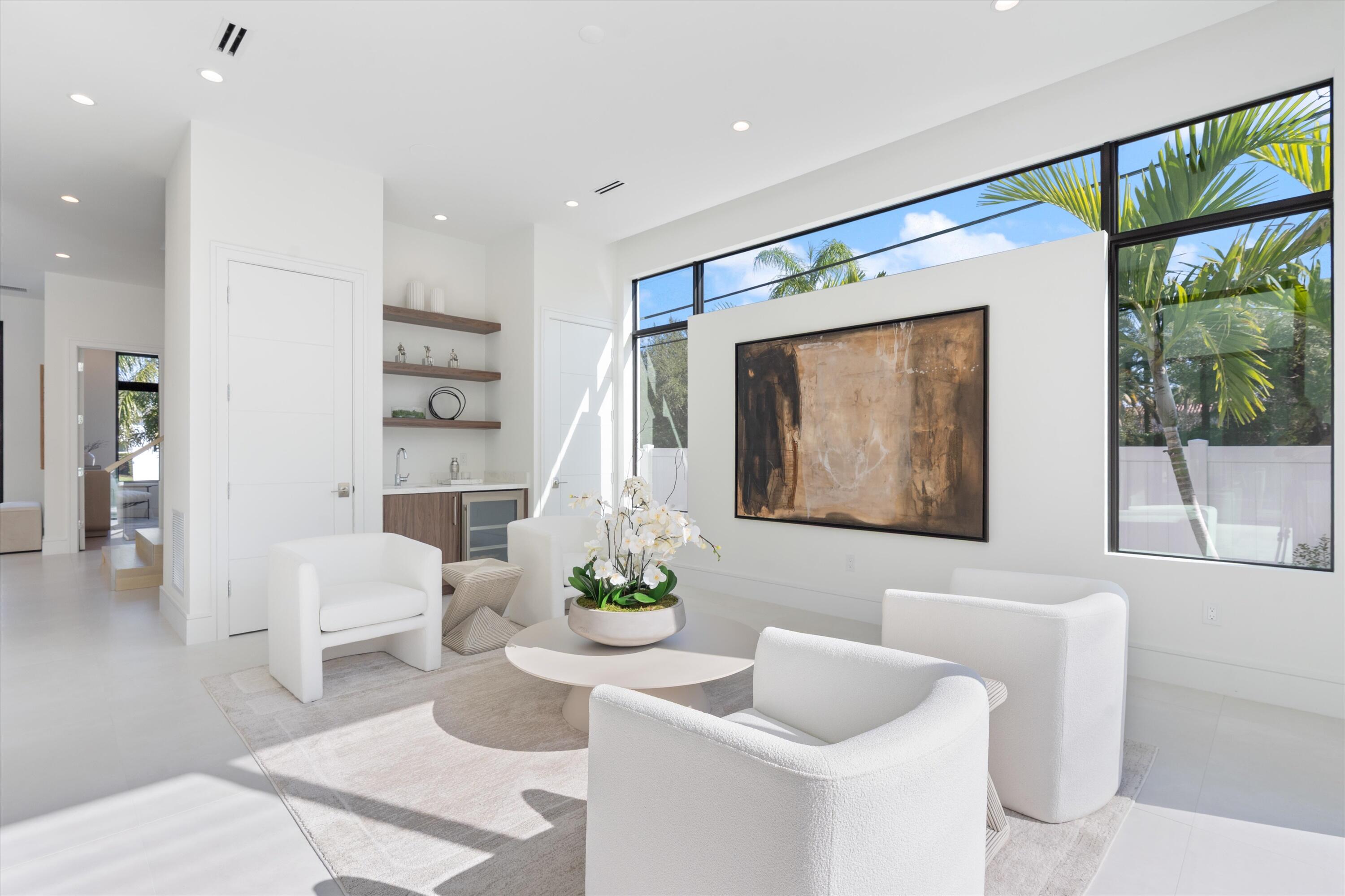 498 Northeast 6th Street Boca Raton, FL 33432 - Photo 12 of 60 Lower Club Room with Wet Bar