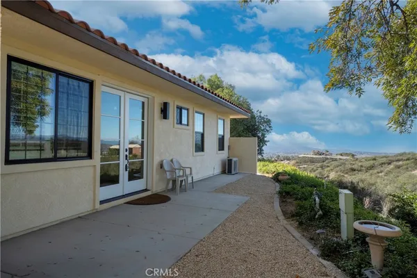 a view of a house with a outdoor space