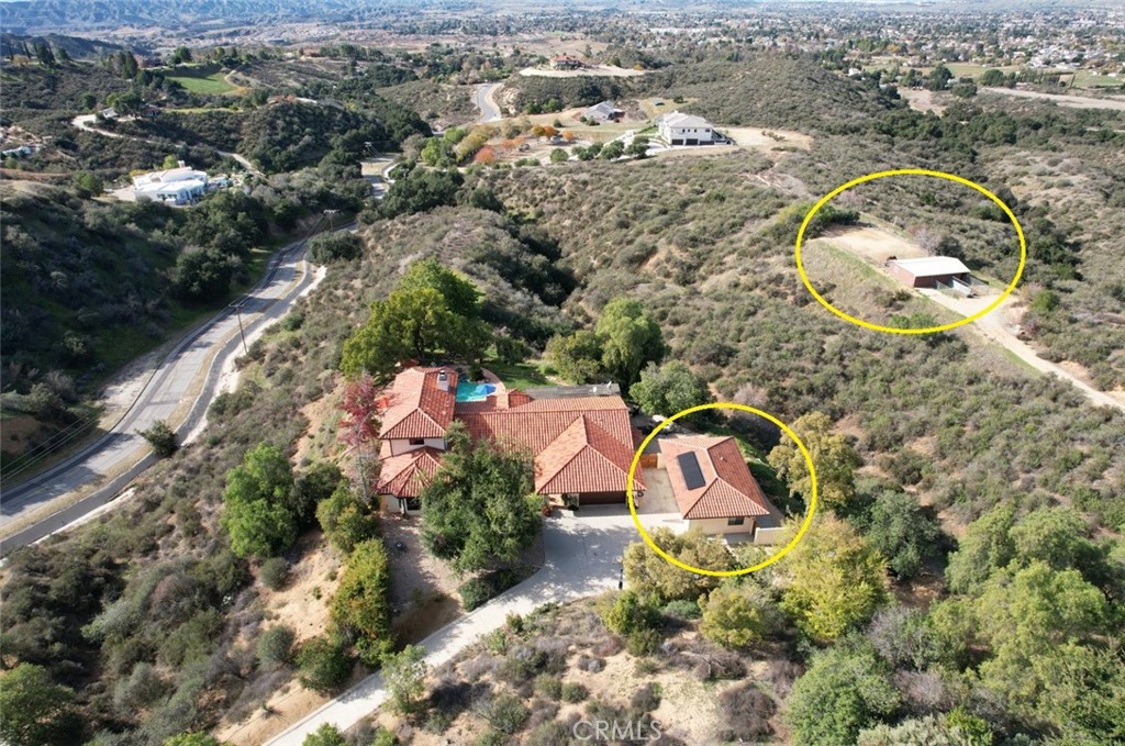 37420 Leta Drive Calimesa, CA 92320 - Photo 24 of 24 an aerial view of a house with a yard and lake view