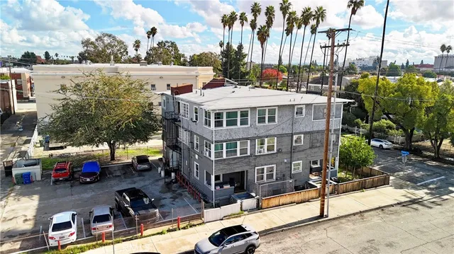 a view of a city that has street view