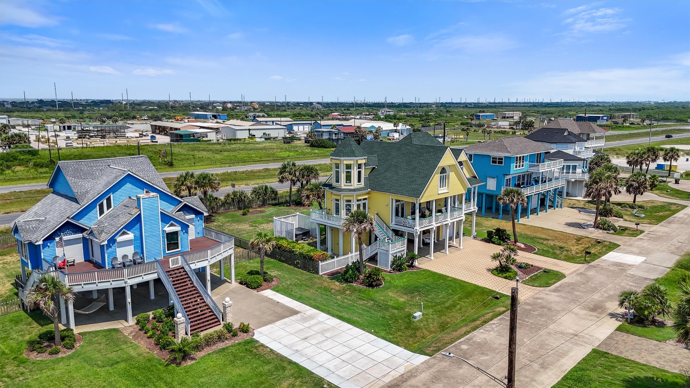 12223 Termini-San Luis Pass Road Galveston, TX 77554 - Photo 7 of 17 a view of a city with lawn chairs