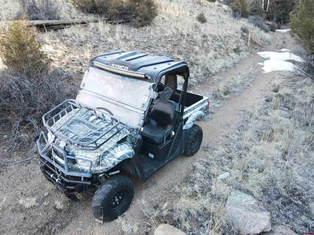 a top view of a fireplace with wooden fence