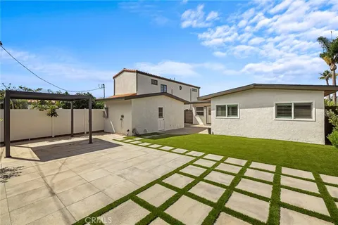 a backyard of a house