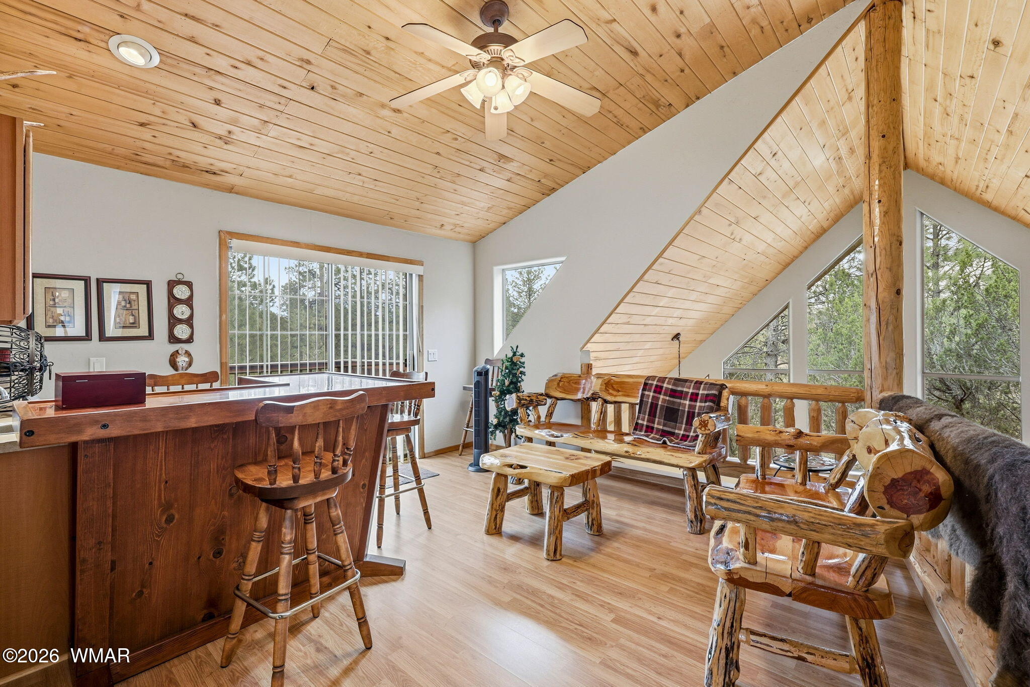 2008 Lexington Overgaard, AZ 85933 - Photo 19 of 34 a view of a dining room with furniture window and outside view
