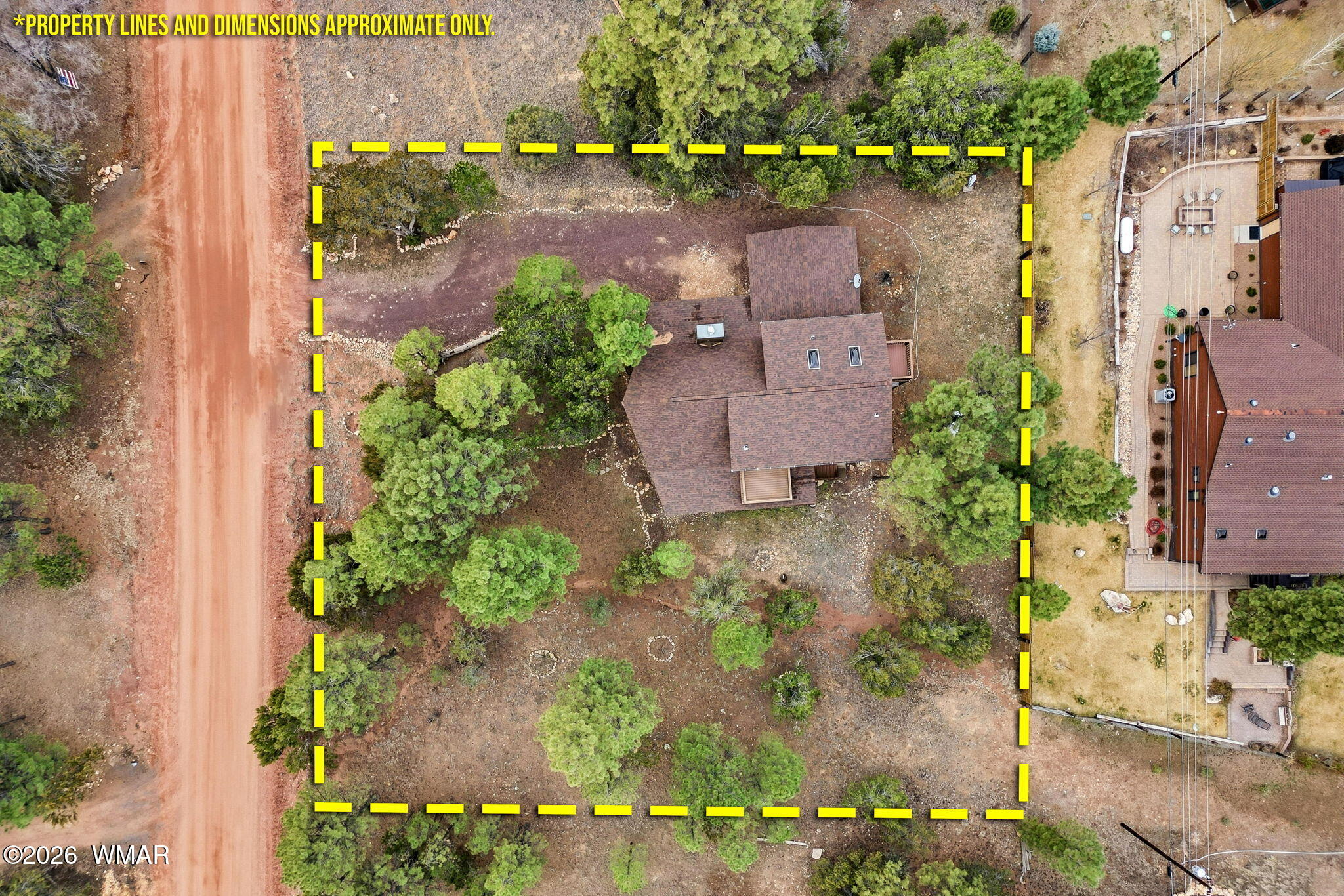 2008 Lexington Overgaard, AZ 85933 - Photo 34 of 34 an aerial view of a house with a yard and a large tree