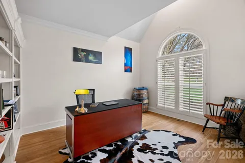 a room with furniture and a window