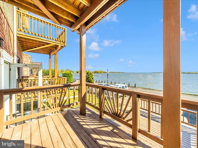 a balcony view with a garden space