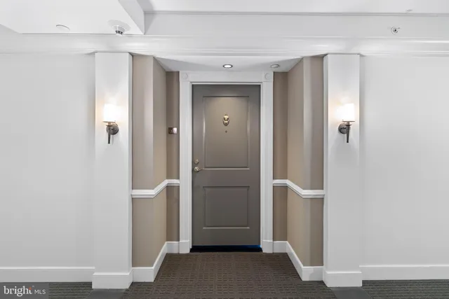 a view of a big dining room with furniture window and outside view