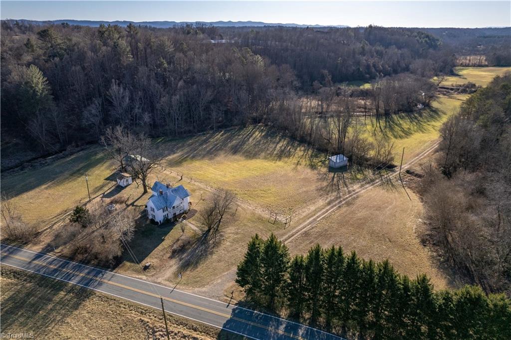 663 Ruritan Road Roaring River, NC 28669 - Photo 35 of 43 Aerial view of property on approx. 13.1 acres.