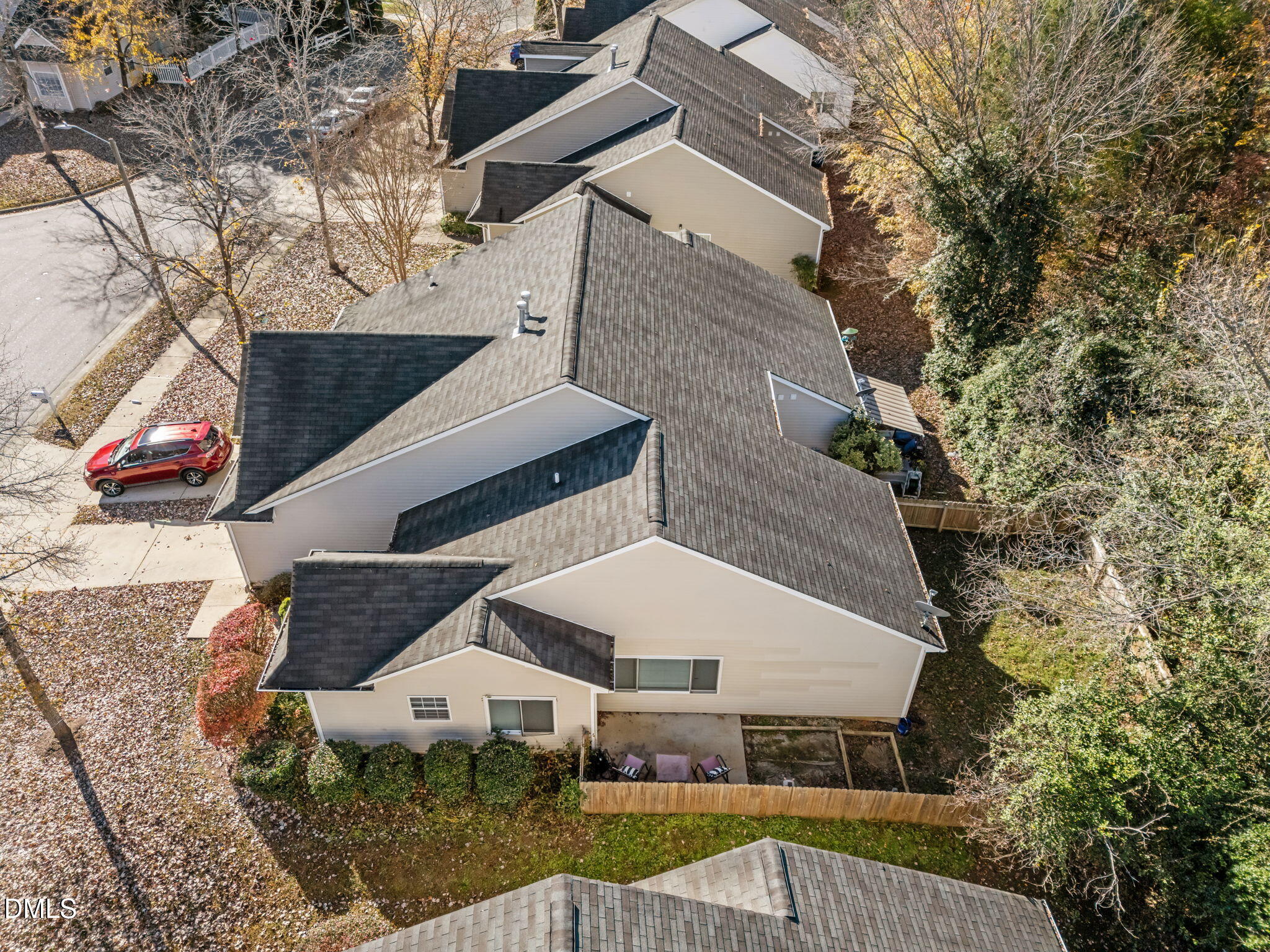 4211 Holston Drive Durham, NC 27704 - Photo 31 of 33 a aerial view of a house with a yard and sitting area