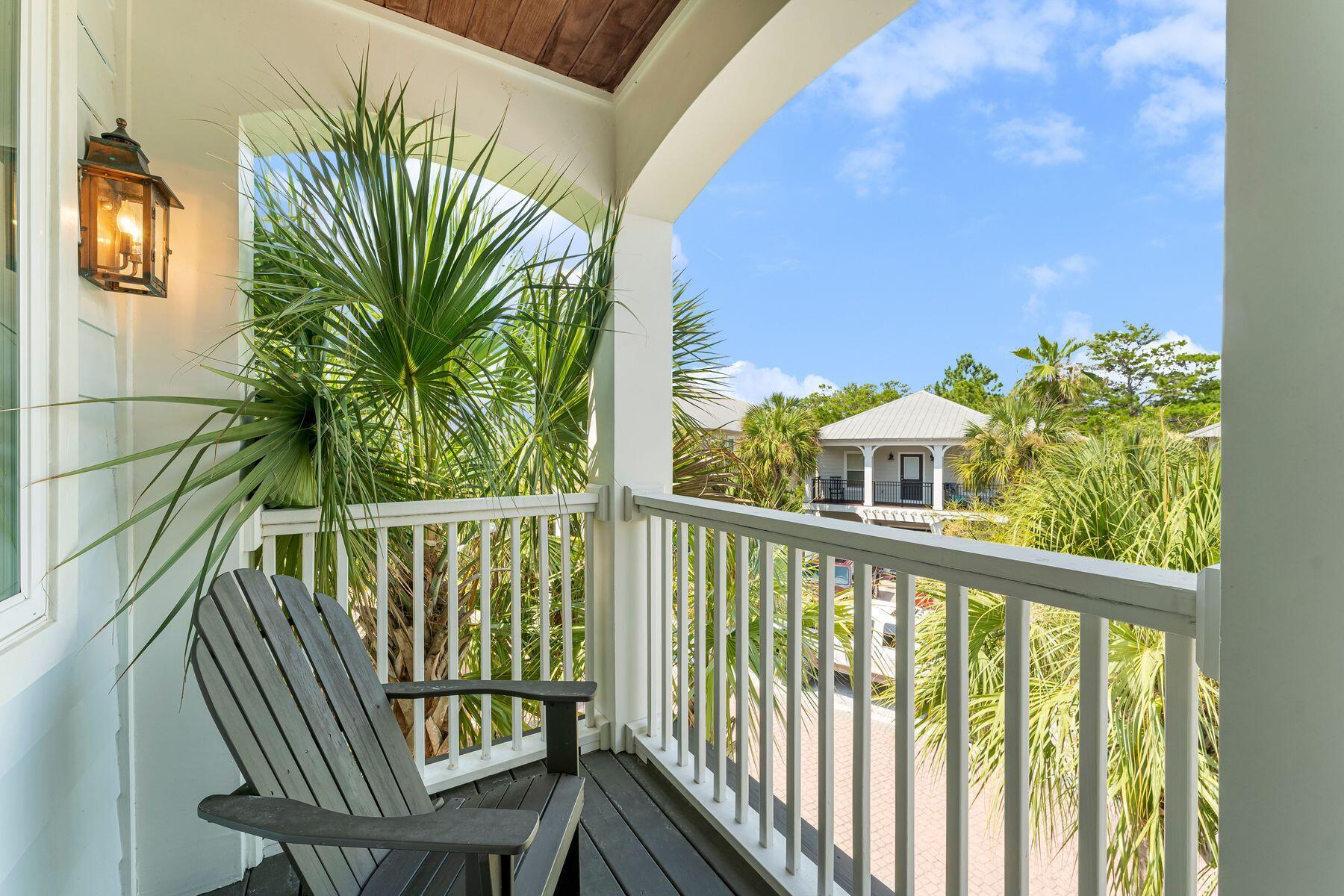 44 The Greenway Loop Inlet Beach, FL 32461 - Photo 24 of 61 a view of a balcony with wooden floor