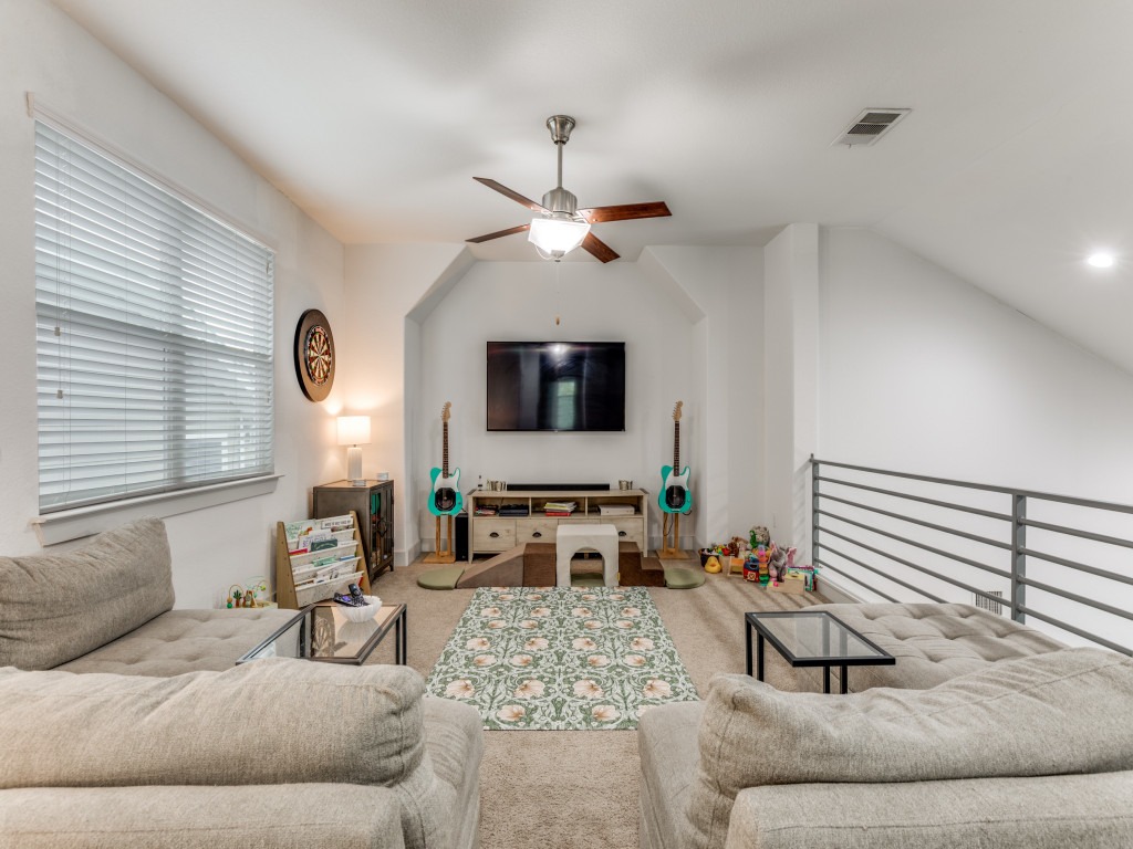 2204 Montague Street Austin, TX 78741 - Photo 17 of 25 a living room with furniture and a flat screen tv