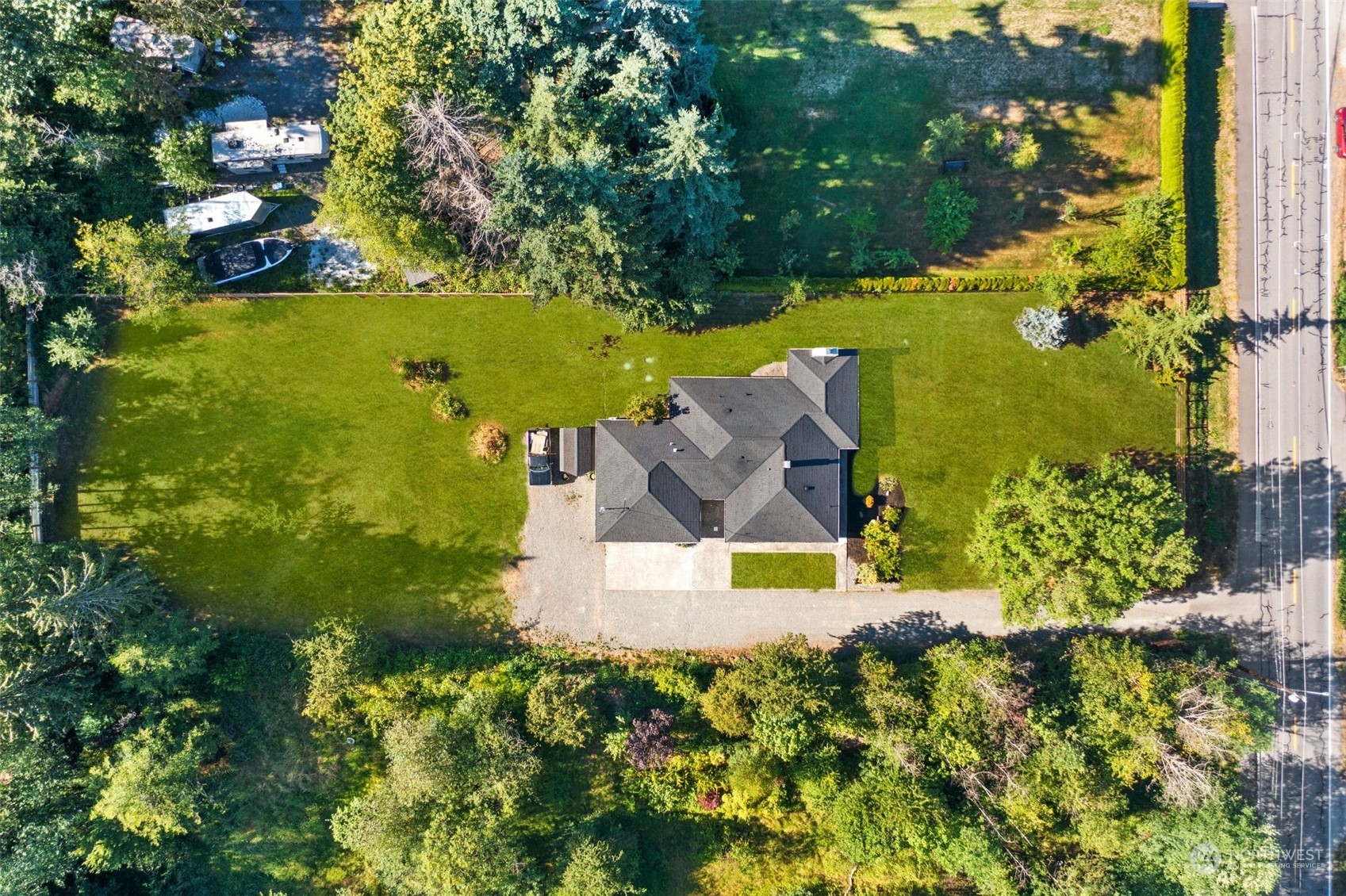 24124 7th Avenue Southeast Bothell, WA 98021 - Photo 38 of 40 an aerial view of a houses with swimming pool