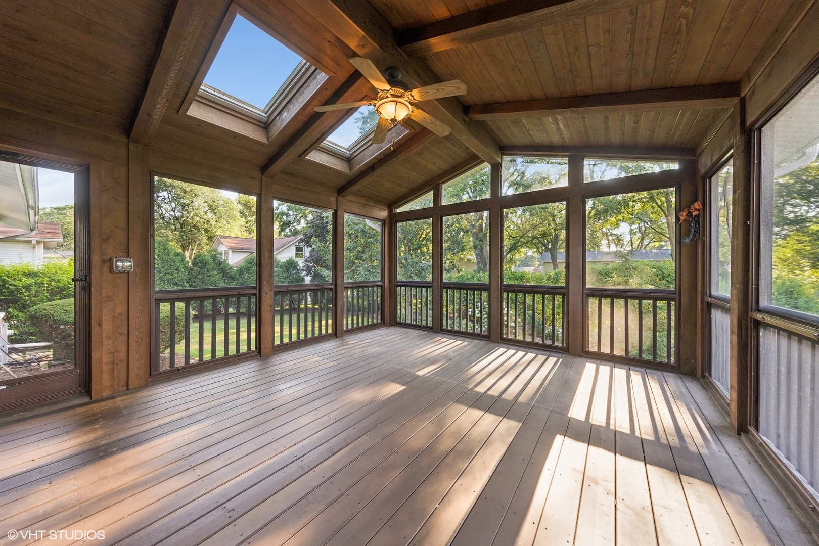 6901 Meadow Crest Drive Downers Grove, IL 60516 - Photo 13 of 42 a view of porch with wooden floor