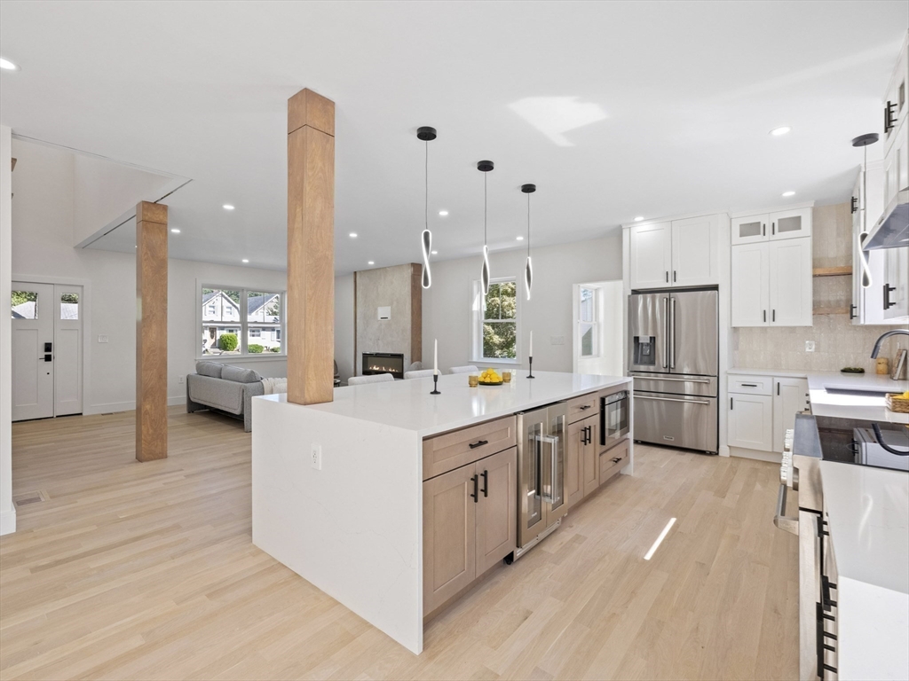 10 Ames Street Wakefield, MA 01880 - Photo 16 of 42 a large kitchen with a lot of counter top space