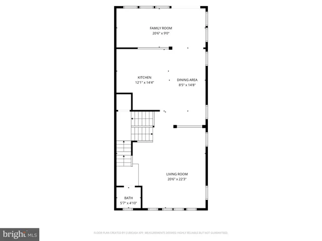 a picture of a bench in front of door