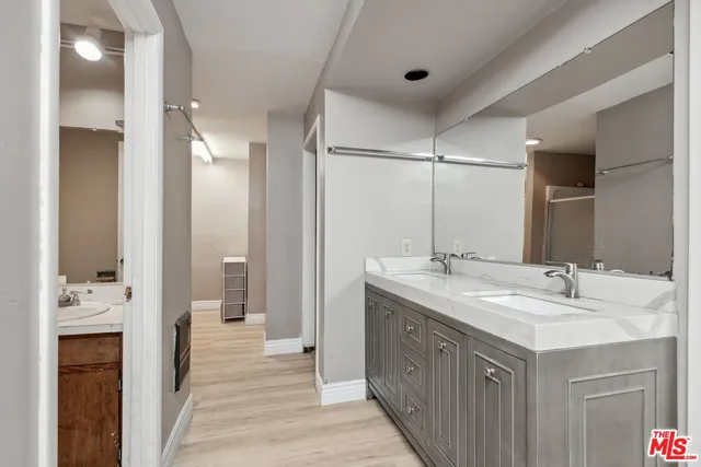 a view of a door with a wooden door