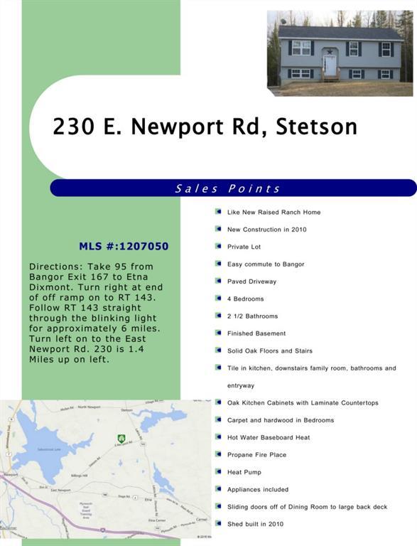 230 East Newport Road Stetson, ME 04488 - Photo 34 of 34 Photo