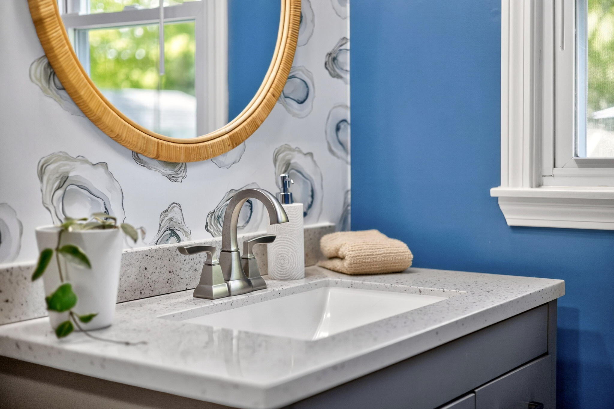 12 Sarah Lawrence Road Sandwich, MA 02563 - Photo 15 of 54 a bathroom with a sink and a mirror