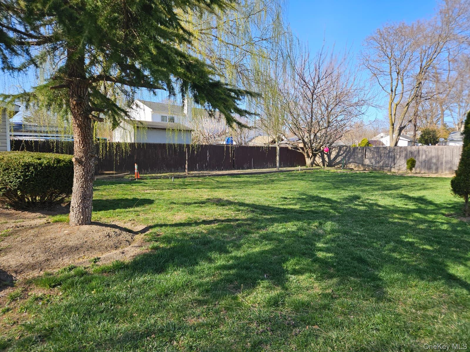 56 Applegate Drive Central Islip, NY 11722 - Photo 28 of 33 a view of a big yard with a tree