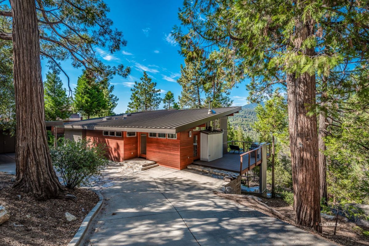 52522 Double View Drive Idyllwild, CA 92549 - Photo 6 of 72 a front view of a house with a yard