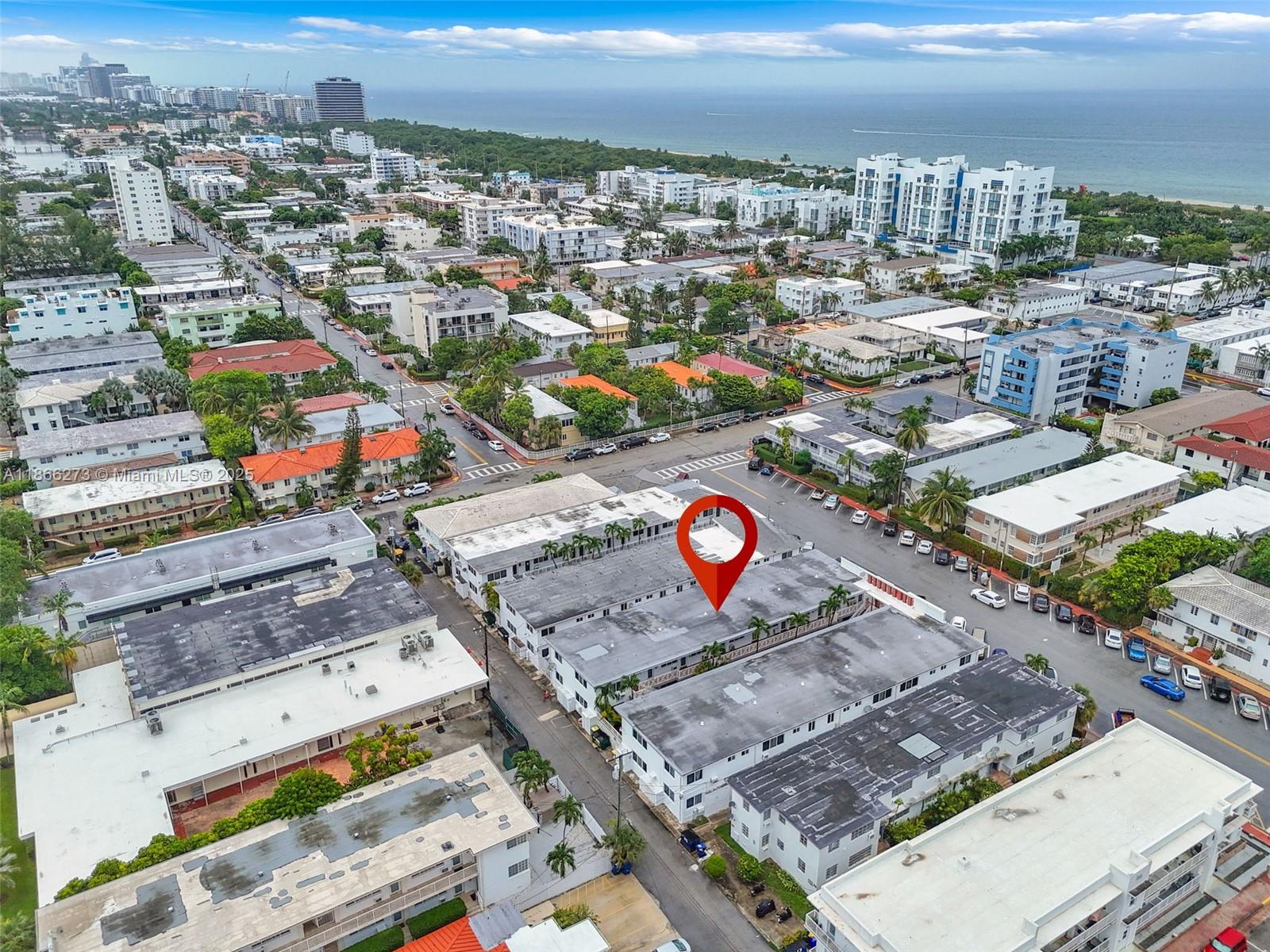 7424 Byron Avenue, Unit 2B Miami Beach, FL 33141 - Photo 22 of 25 an aerial view of a city