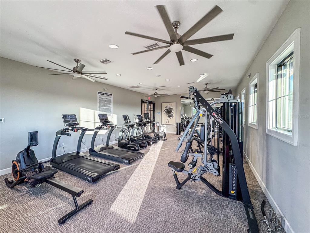 7014 Ripple Pond Loop Zephyrhills, FL 33541 - Photo 33 of 40 a view of a room with gym equipment