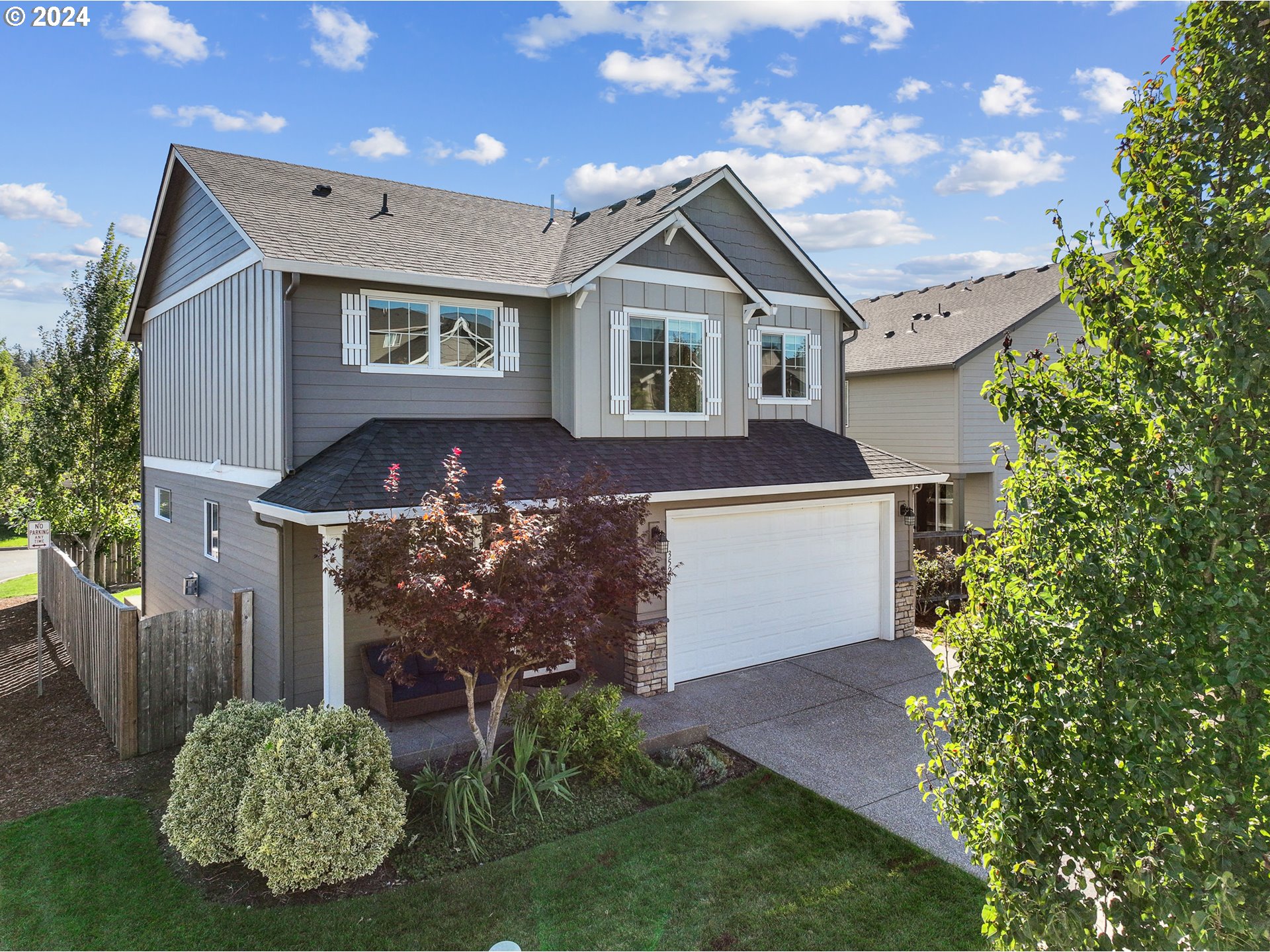 3520 Northeast Spruce Drive Camas, WA 98607 - Photo 2 of 38 front view of a house with a yard