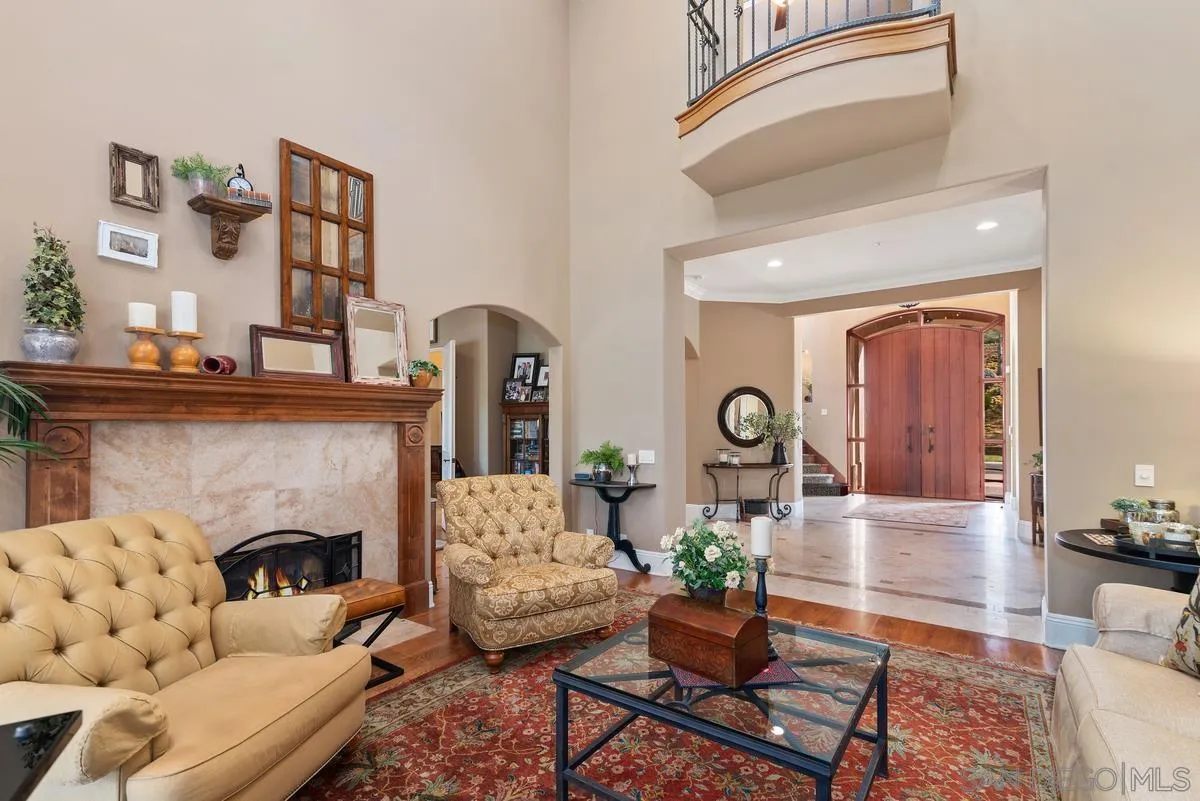 14360 Ciera Court Poway, CA 92064 - Photo 6 of 29 a living room with furniture and a fireplace