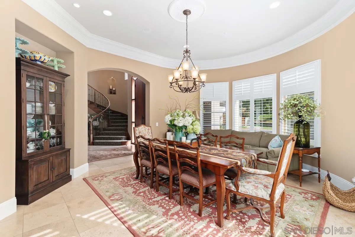 14360 Ciera Court Poway, CA 92064 - Photo 8 of 29 a view of a dining room with furniture window and wooden floor