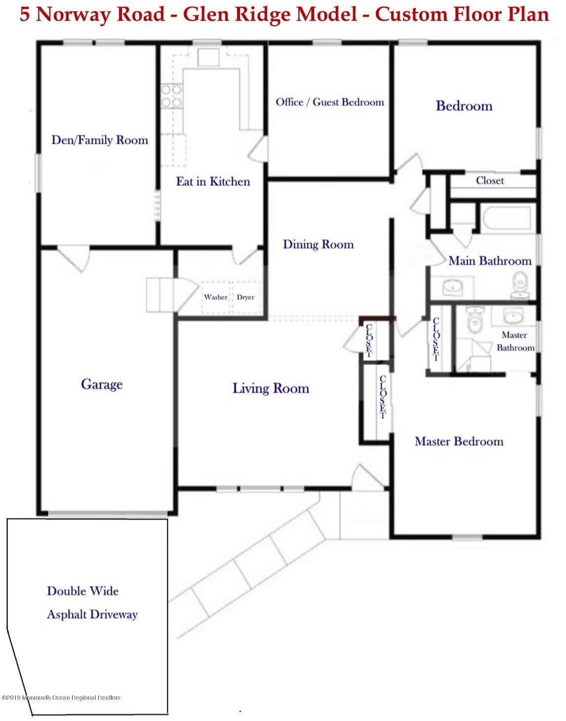 5 Norway Road Toms River, NJ 08757 - Photo 24 of 24 FLR PLAN 1