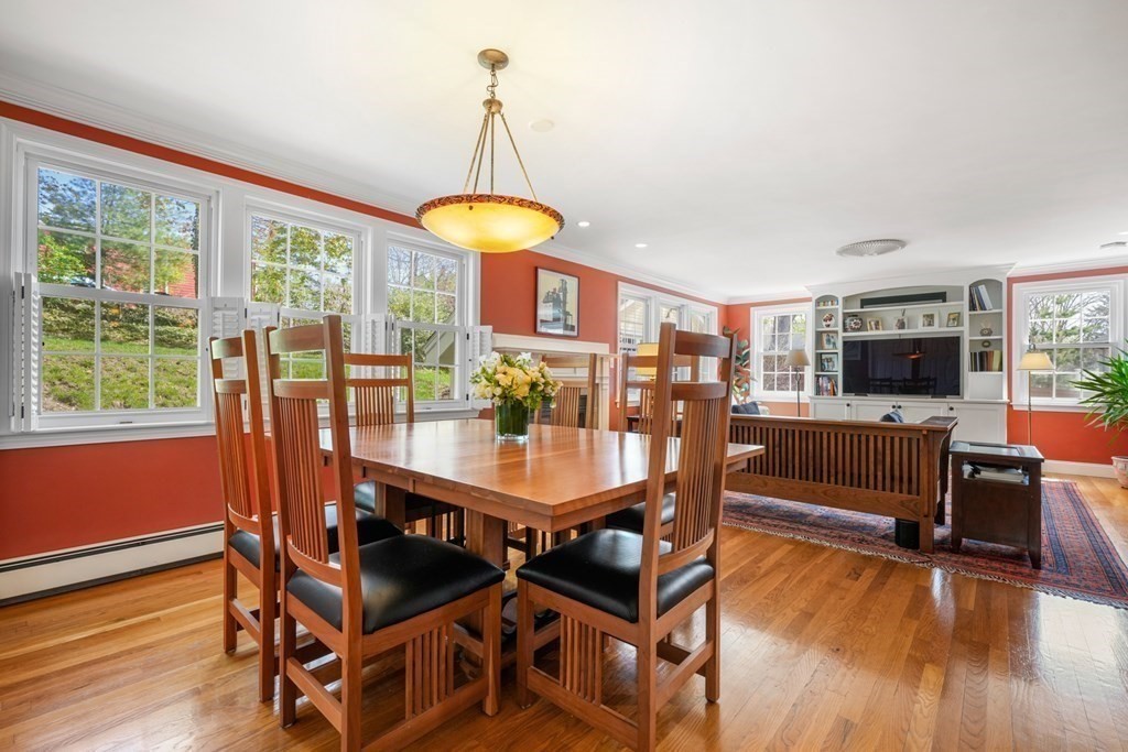 31 Malcolm Road Boston, MA 02130 - Photo 15 of 35 a view of a dining room with furniture window and wooden floor