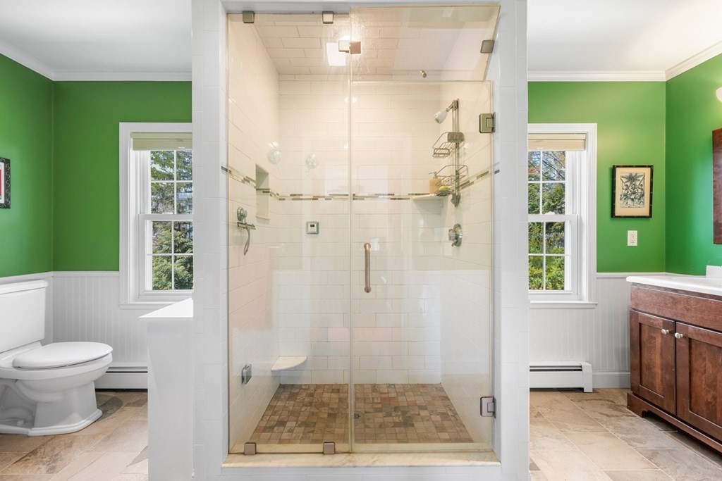 31 Malcolm Road Boston, MA 02130 - Photo 24 of 35 a bathroom with a toilet and a shower