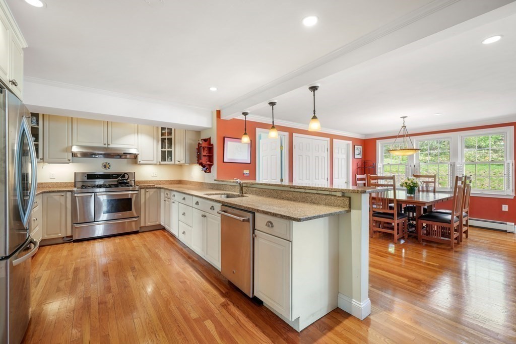 31 Malcolm Road Boston, MA 02130 - Photo 10 of 35 a kitchen with stainless steel appliances granite countertop a stove and a refrigerator