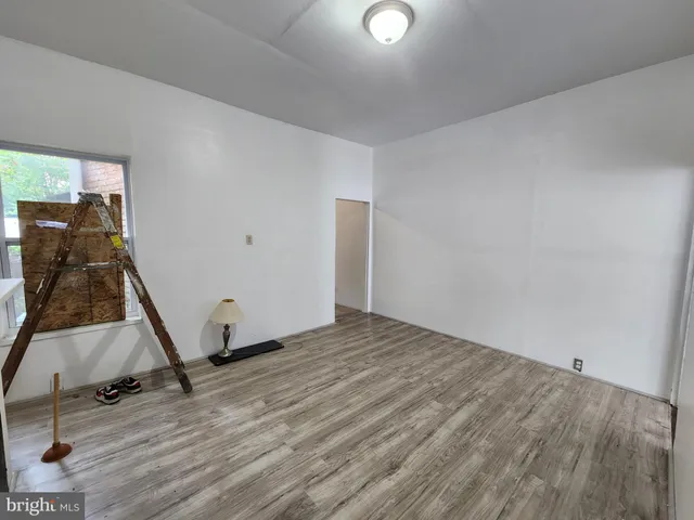 wooden floor in a room