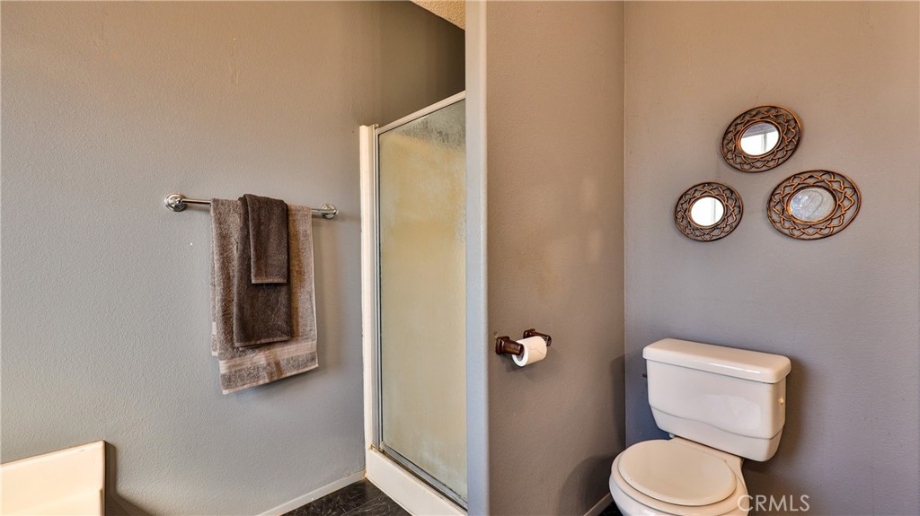 39550 Kirby Road Anza, CA 92539 - Photo 39 of 53 a white toilet sitting next to a shower curtain