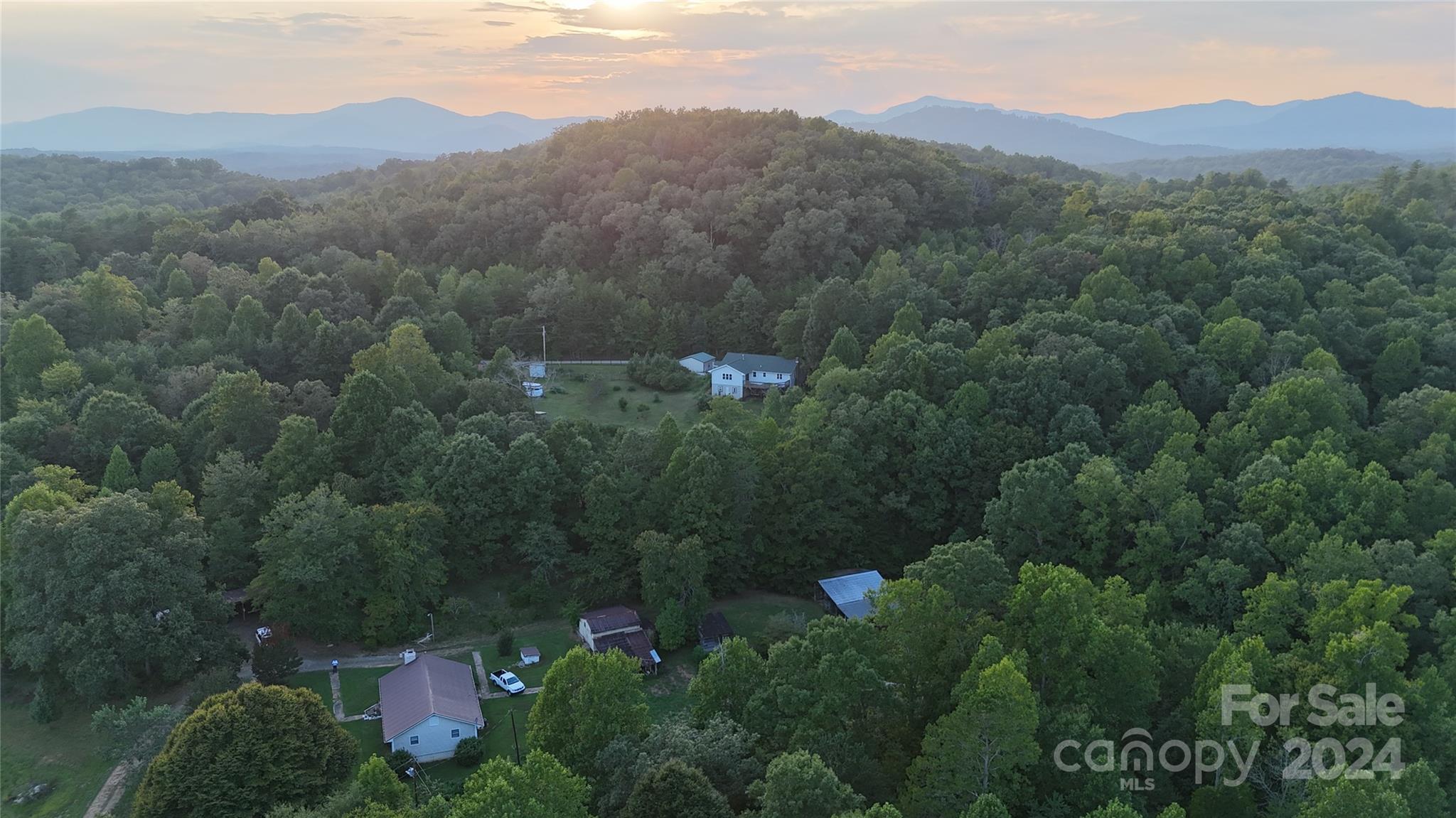 206 Fallen Oaks Lane Rutherfordton, NC 28139 - Photo 1 of 26 an aerial view of residential house with outdoor space and trees all around