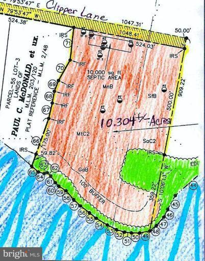 Crumpton Road Millington, MD 21651 - Photo 22 of 22 Survey plat-10.3 acres w/approved perc