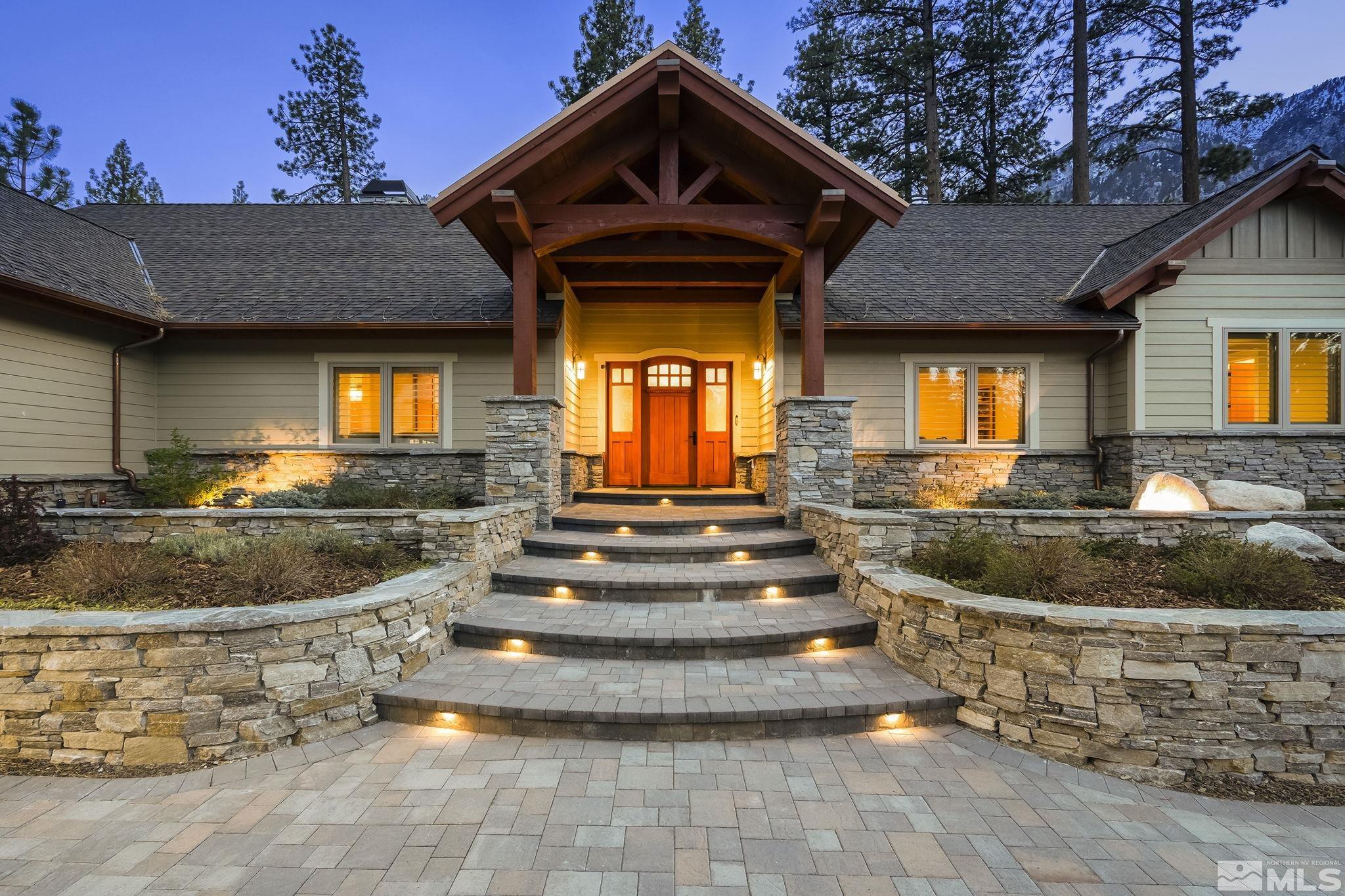 119 Five Creek Road Gardnerville, NV 89460 - Photo 2 of 40 a front view of a house with entertaining space