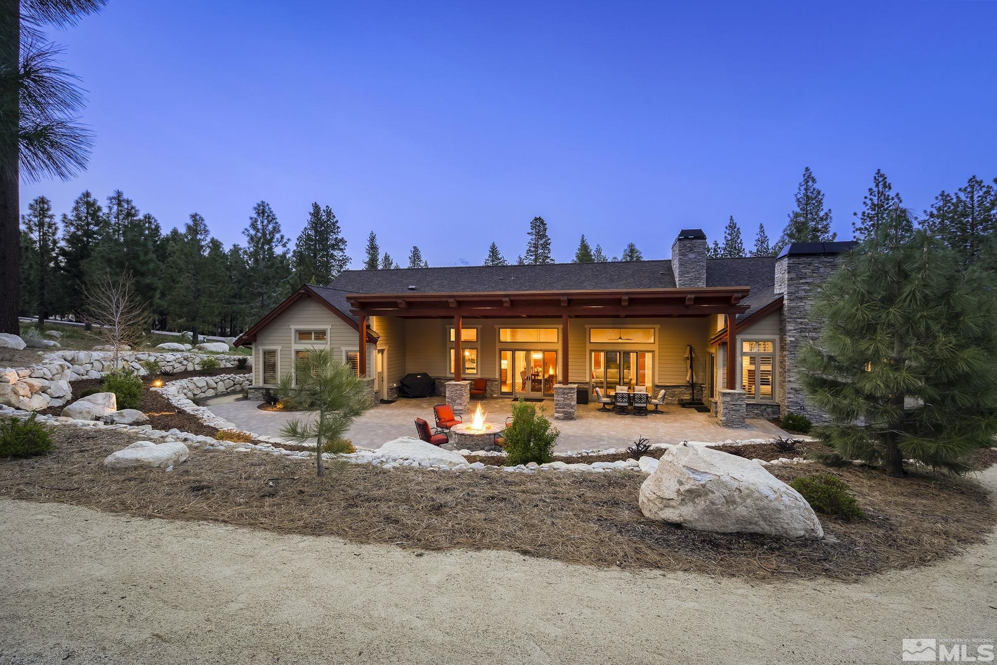 119 Five Creek Road Gardnerville, NV 89460 - Photo 36 of 40 a view of a house with patio and outdoor space